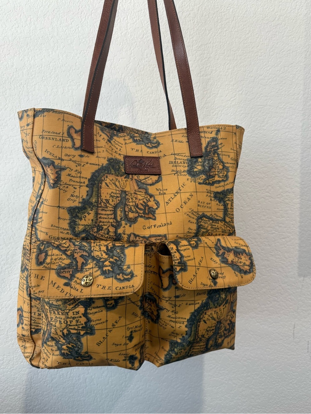 Patricia Nash Map-Print Tote